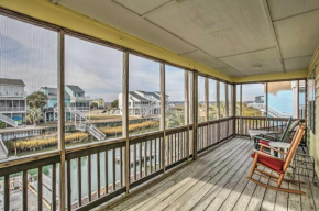 Steps to Sunset Beach Canal-Front Home with Dock!